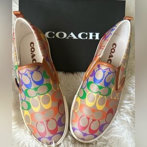 Brand new Coach skate shoes. Men’s 8.5 or women’s 10.